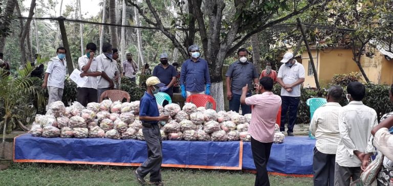 Relief Material Distribution - Amphan Cyclone